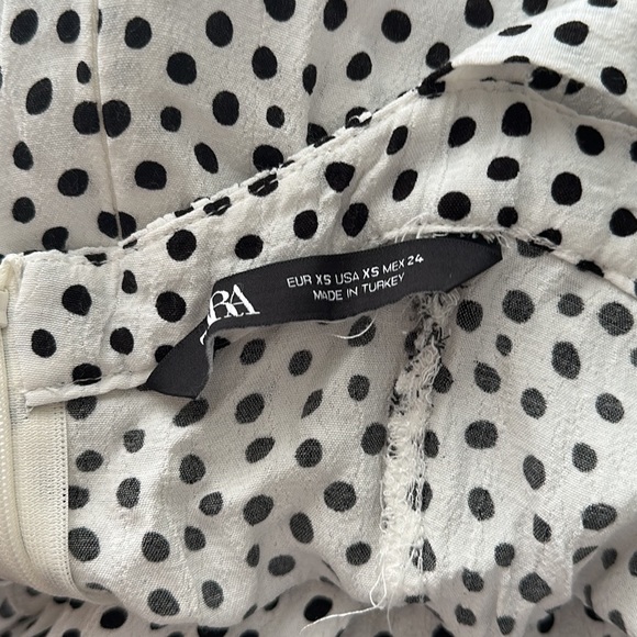 Zara | Polka Dot Midi Dress - Picture 4 of 4